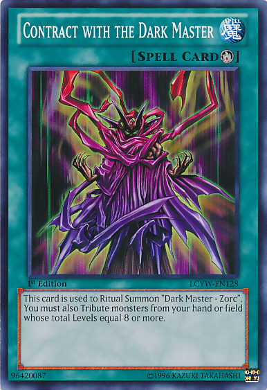 Contract with the Dark Master [LCYW-EN128] Common | Jomio and Rueliete's Cards and Comics