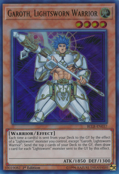 Garoth, Lightsworn Warrior [BLLR-EN037] Ultra Rare | Jomio and Rueliete's Cards and Comics