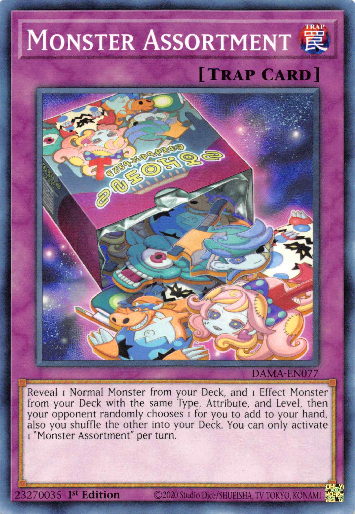 Monster Assortment [DAMA-EN077] Common | Jomio and Rueliete's Cards and Comics