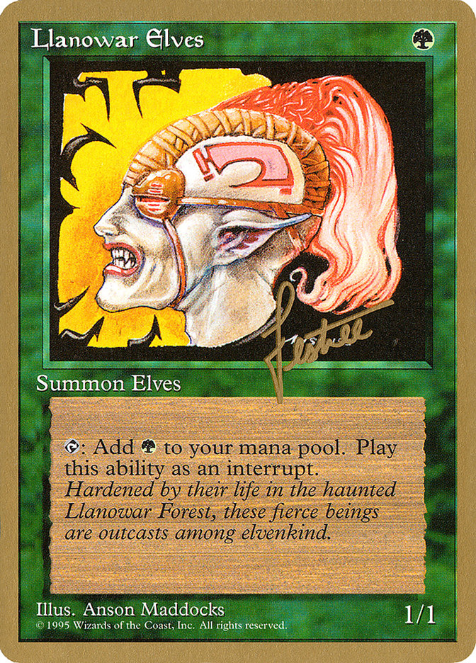 Llanowar Elves (Bertrand Lestree) [Pro Tour Collector Set] | Jomio and Rueliete's Cards and Comics