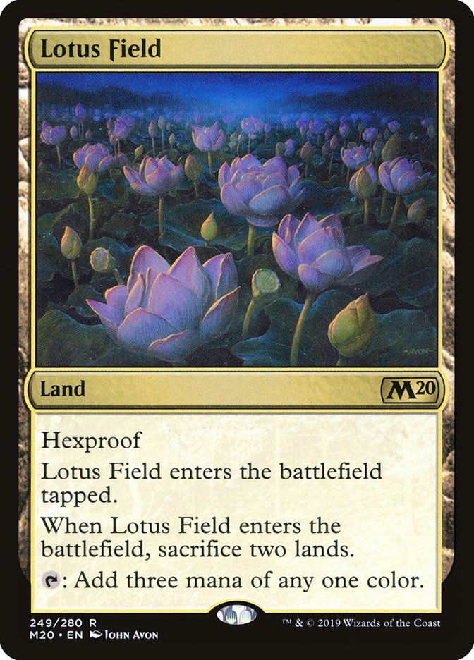 Lotus Field [Core Set 2020] | Jomio and Rueliete's Cards and Comics