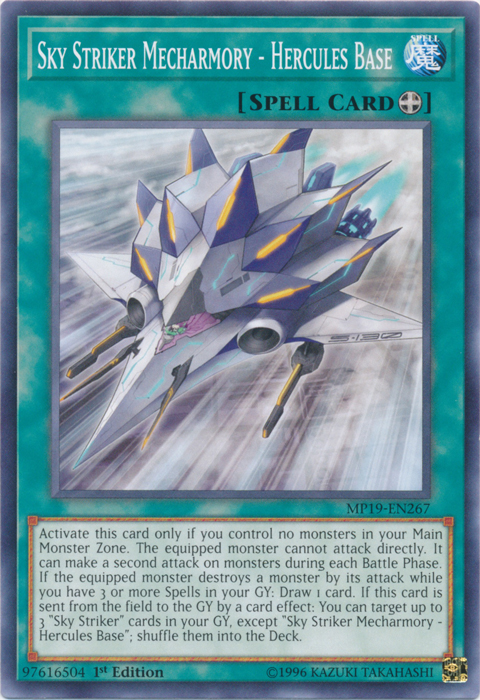 Sky Striker Mecharmory - Hercules Base [MP19-EN267] Common | Jomio and Rueliete's Cards and Comics