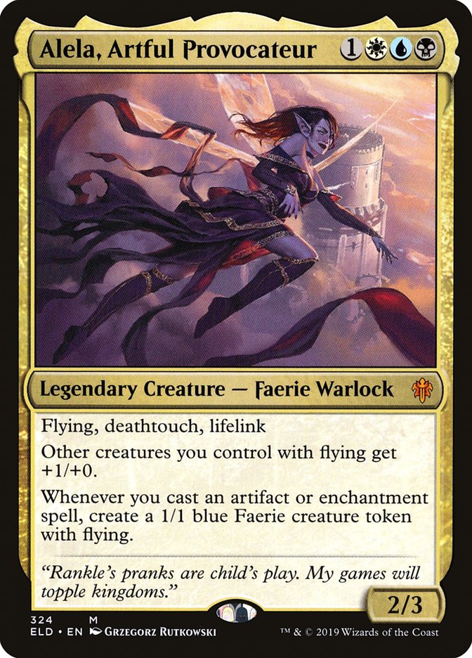 Alela, Artful Provocateur [Throne of Eldraine] | Jomio and Rueliete's Cards and Comics