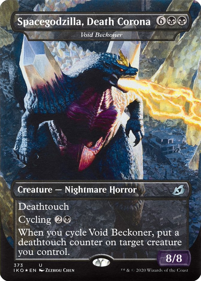 Void Beckoner - Spacegodzilla, Death Corona (Godzilla Series) [Ikoria: Lair of Behemoths] | Jomio and Rueliete's Cards and Comics