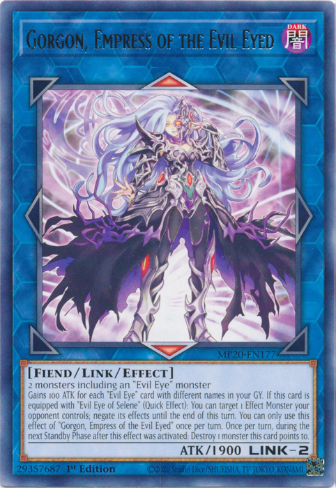 Gorgon, Empress of the Evil Eyed [MP20-EN177] Rare | Jomio and Rueliete's Cards and Comics