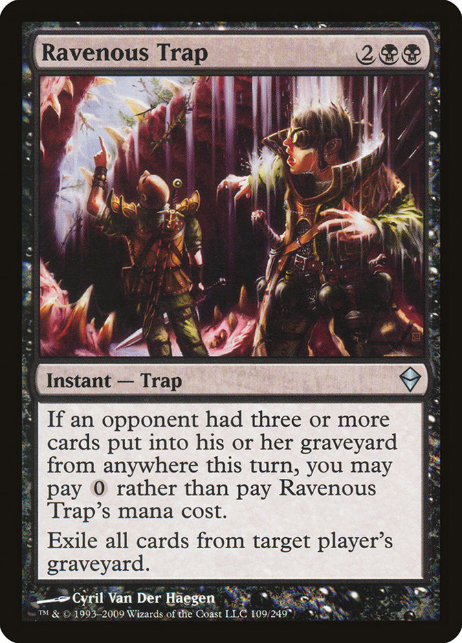 Ravenous Trap [Zendikar] | Jomio and Rueliete's Cards and Comics