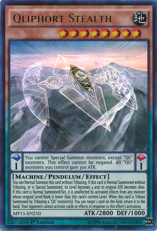 Qliphort Stealth [MP15-EN210] Ultra Rare | Jomio and Rueliete's Cards and Comics