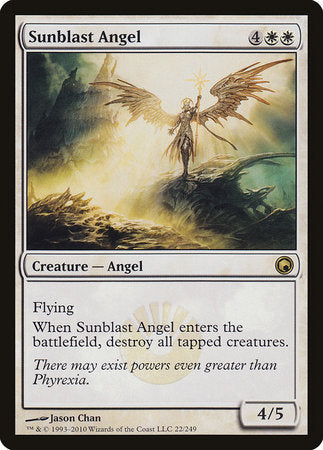 Sunblast Angel [Scars of Mirrodin] | Jomio and Rueliete's Cards and Comics