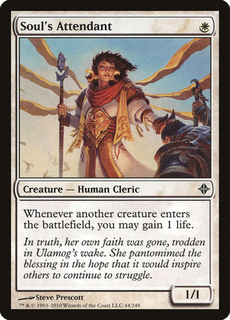 Soul's Attendant [Rise of the Eldrazi] | Jomio and Rueliete's Cards and Comics