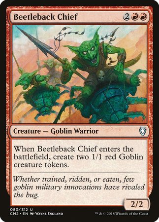 Beetleback Chief [Commander Anthology Volume II] | Jomio and Rueliete's Cards and Comics
