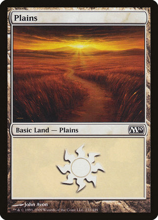 Plains (231) [Magic 2010] | Jomio and Rueliete's Cards and Comics