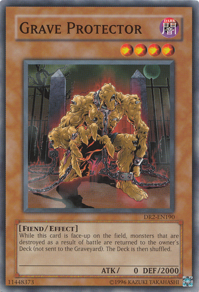 Grave Protector [DR2-EN190] Common | Jomio and Rueliete's Cards and Comics