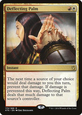 Deflecting Palm [Khans of Tarkir] | Jomio and Rueliete's Cards and Comics