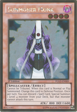 Summoner Monk [PGLD-EN089] Gold Rare | Jomio and Rueliete's Cards and Comics