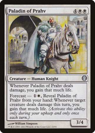 Paladin of Prahv [Duel Decks: Knights vs. Dragons] | Jomio and Rueliete's Cards and Comics
