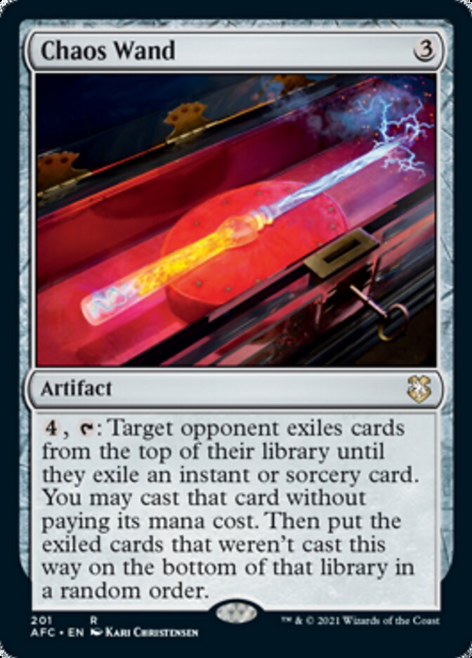Chaos Wand [Dungeons & Dragons: Adventures in the Forgotten Realms Commander] | Jomio and Rueliete's Cards and Comics