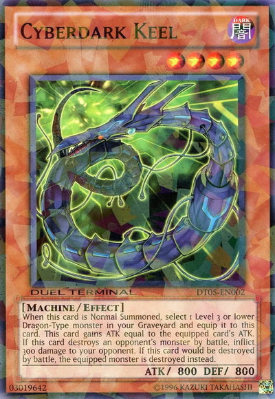 Cyberdark Keel [DT05-EN002] Common | Jomio and Rueliete's Cards and Comics