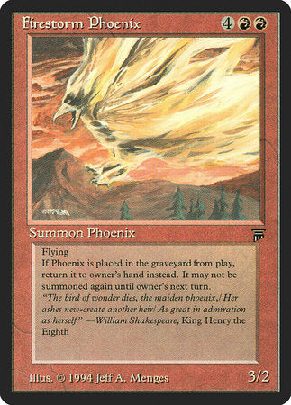 Firestorm Phoenix [Legends] | Jomio and Rueliete's Cards and Comics