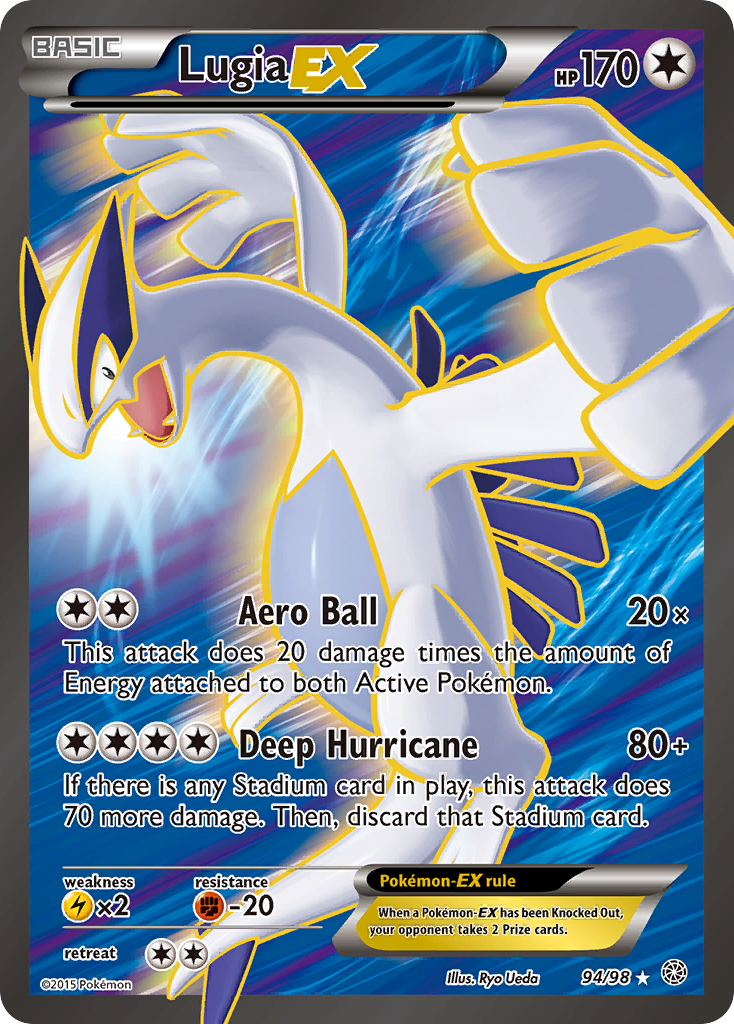 Lugia EX (94/98) [XY: Ancient Origins] | Jomio and Rueliete's Cards and Comics
