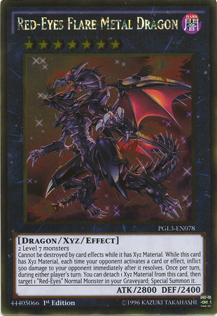 Red-Eyes Flare Metal Dragon [PGL3-EN078] Gold Rare | Jomio and Rueliete's Cards and Comics