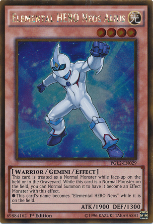 Elemental HERO Neos Alius [PGL2-EN029] Gold Rare | Jomio and Rueliete's Cards and Comics