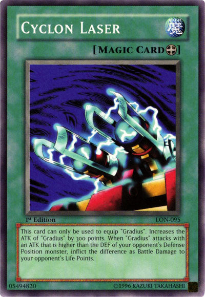 Cyclon Laser [LON-095] Common | Jomio and Rueliete's Cards and Comics