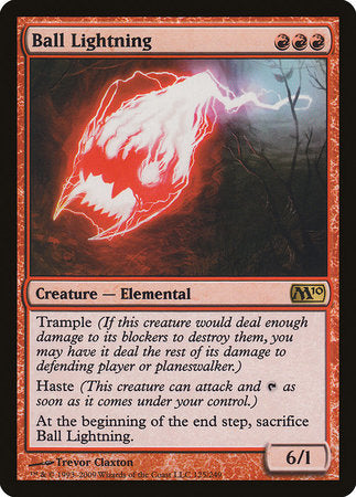 Ball Lightning [Magic 2010] | Jomio and Rueliete's Cards and Comics