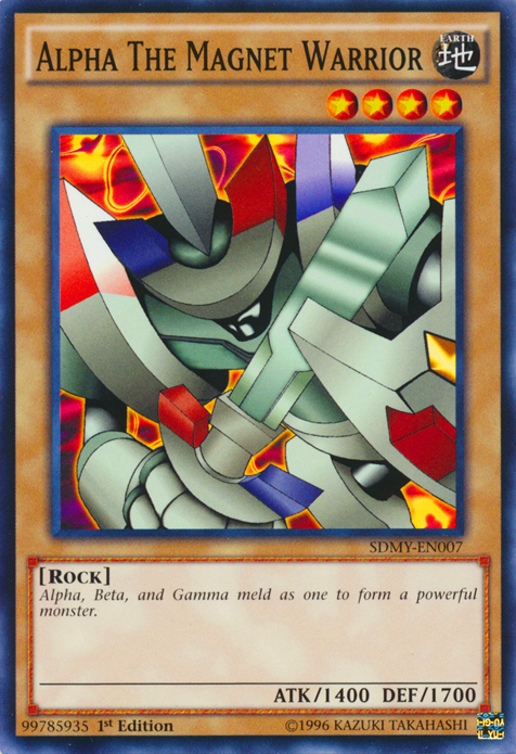 Alpha The Magnet Warrior [SDMY-EN007] Common | Jomio and Rueliete's Cards and Comics