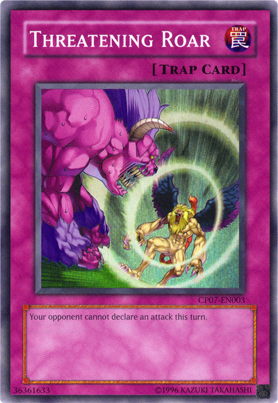 Threatening Roar [CP07-EN003] Super Rare | Jomio and Rueliete's Cards and Comics