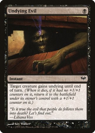 Undying Evil [Dark Ascension] | Jomio and Rueliete's Cards and Comics