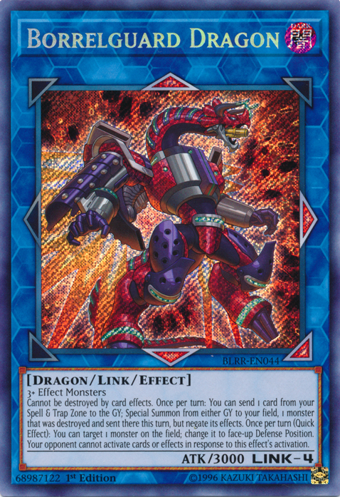 Borrelguard Dragon [BLRR-EN044] Secret Rare | Jomio and Rueliete's Cards and Comics