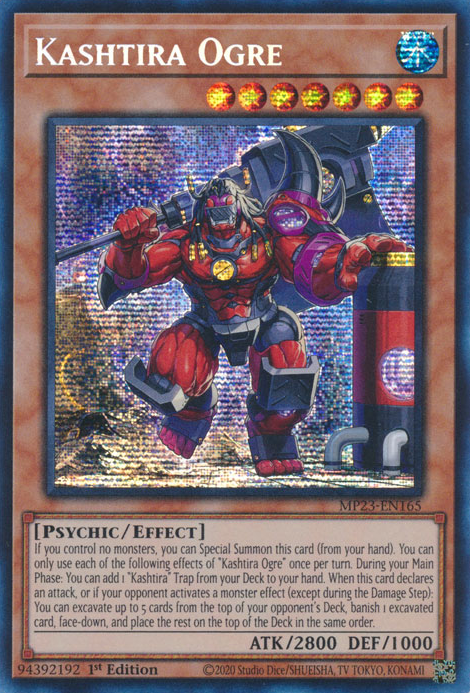 Kashtira Ogre [MP23-EN165] Prismatic Secret Rare | Jomio and Rueliete's Cards and Comics