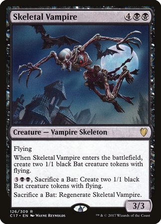 Skeletal Vampire [Commander 2017] | Jomio and Rueliete's Cards and Comics