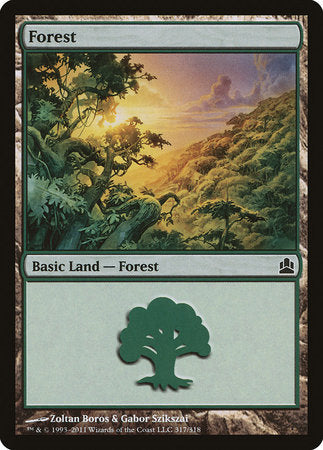 Forest (317) [Commander 2011] | Jomio and Rueliete's Cards and Comics