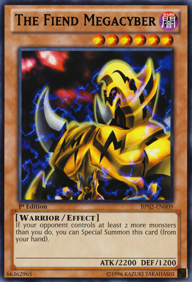 The Fiend Megacyber [BP02-EN009] Rare | Jomio and Rueliete's Cards and Comics