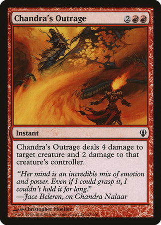 Chandra's Outrage [Archenemy] | Jomio and Rueliete's Cards and Comics