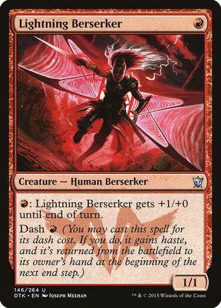 Lightning Berserker [Dragons of Tarkir] | Jomio and Rueliete's Cards and Comics