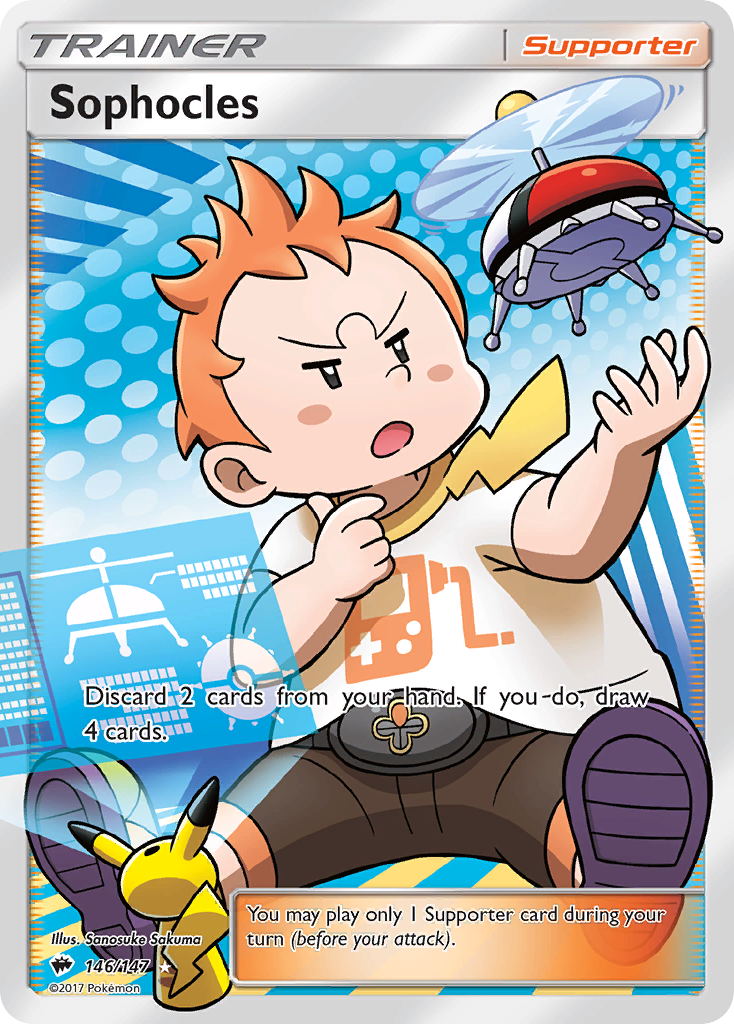 Sophocles (146/147) [Sun & Moon: Burning Shadows] | Jomio and Rueliete's Cards and Comics