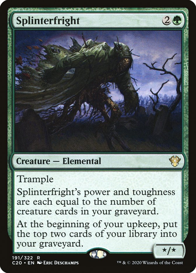 Splinterfright [Commander 2020] | Jomio and Rueliete's Cards and Comics