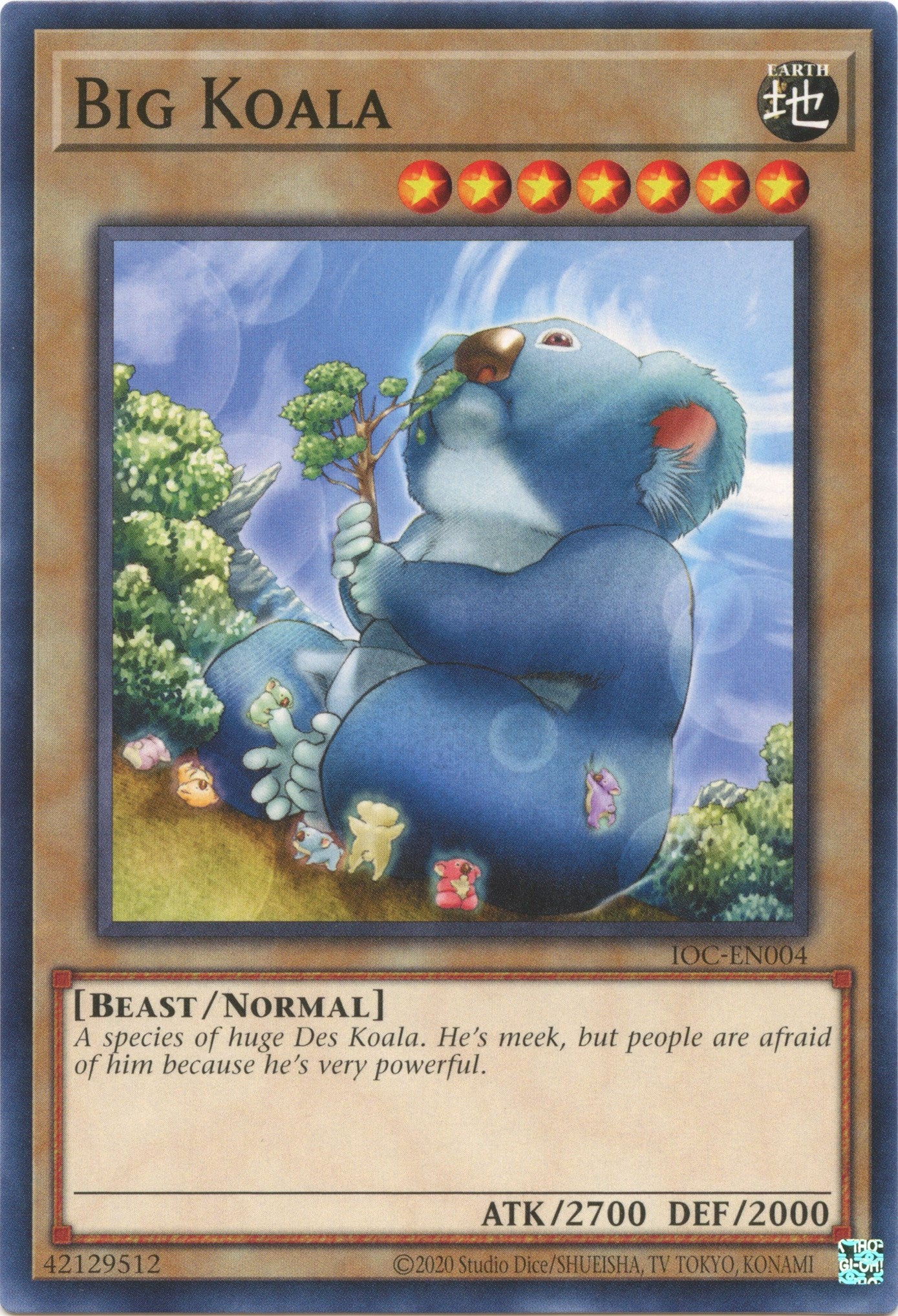 Big Koala (25th Anniversary) [IOC-EN004] Common | Jomio and Rueliete's Cards and Comics
