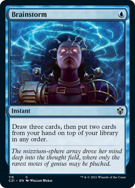 Brainstorm [Commander 2021] | Jomio and Rueliete's Cards and Comics