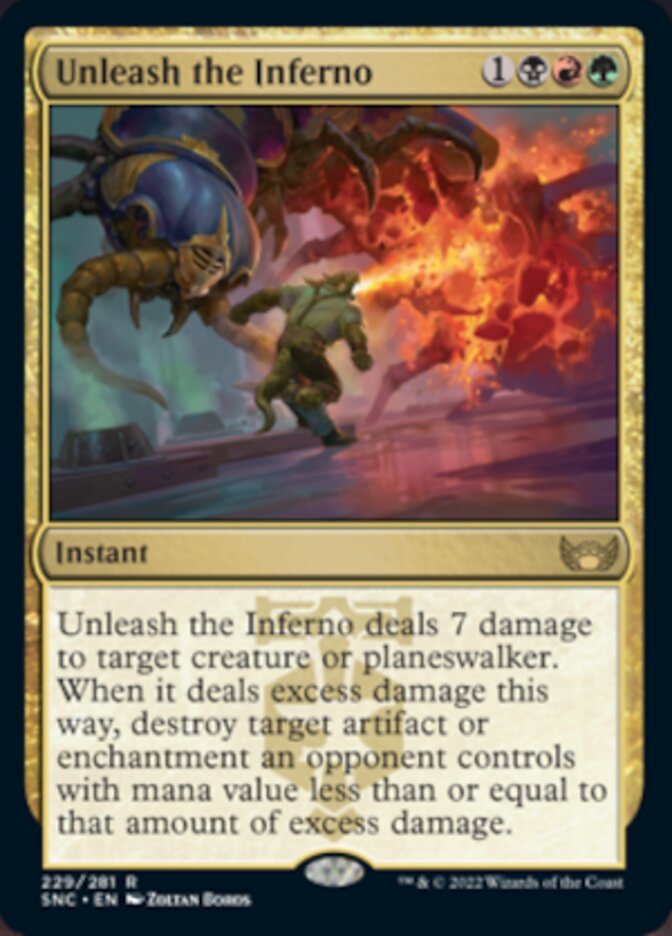 Unleash the Inferno [Streets of New Capenna] | Jomio and Rueliete's Cards and Comics