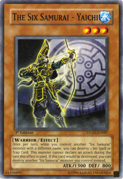 The Six Samurai - Yaichi [STON-EN007] Common | Jomio and Rueliete's Cards and Comics