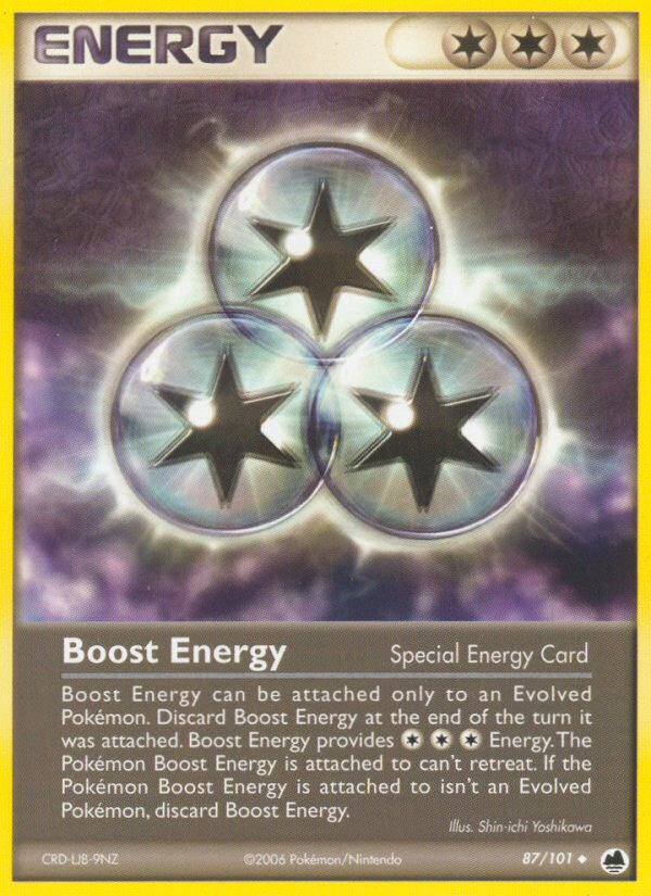 Boost Energy (87/101) [EX: Dragon Frontiers] | Jomio and Rueliete's Cards and Comics