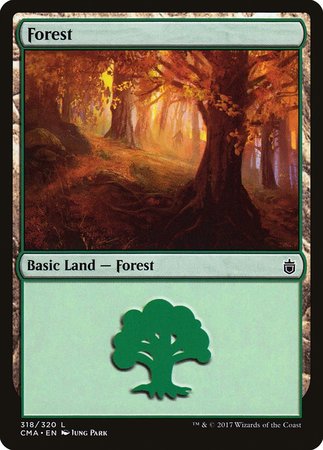 Forest (318) [Commander Anthology] | Jomio and Rueliete's Cards and Comics