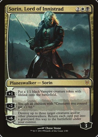 Sorin, Lord of Innistrad [Duel Decks: Sorin vs. Tibalt] | Jomio and Rueliete's Cards and Comics