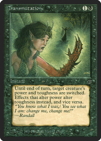 Transmutation [Legends] | Jomio and Rueliete's Cards and Comics