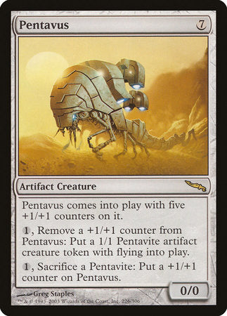 Pentavus [Mirrodin] | Jomio and Rueliete's Cards and Comics