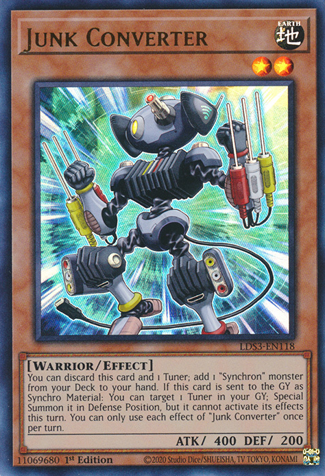 Junk Converter [LDS3-EN118] Ultra Rare | Jomio and Rueliete's Cards and Comics