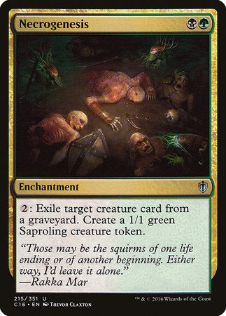 Necrogenesis [Commander 2016] | Jomio and Rueliete's Cards and Comics